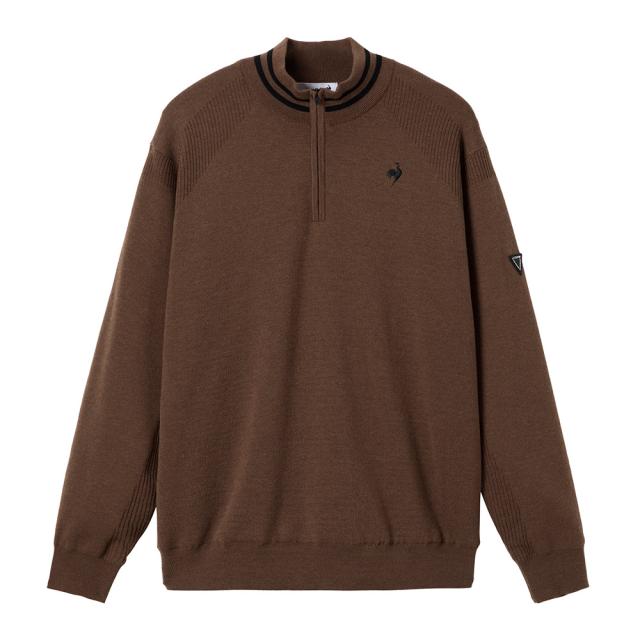 ルコックスポルティフ(lecoqsportif)ゴルフウェア 防風 長袖 ハーフジップセーター LG5FST81M BW00(…