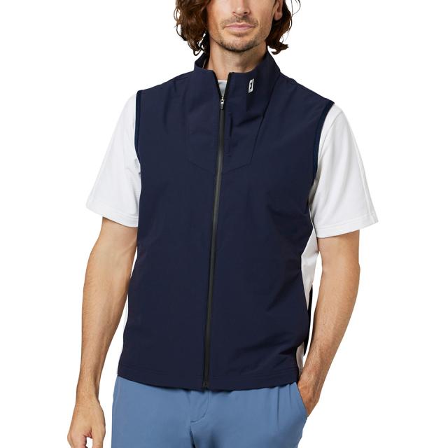 フットジョイ(FOOT JOY)ゴルフウェア アウター パッカブル 2重織 撥水ベスト FJ-F25-M01 38598(Me…