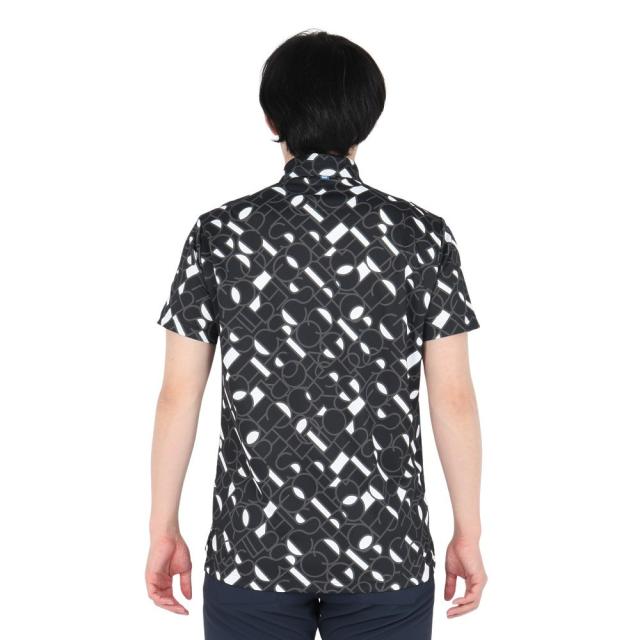 ルコックスポルティフ(lecoqsportif)ゴルフウェア 吸汗速乾 カラーブロックグラフィック 小柄半袖シャツ LG5SH…_3