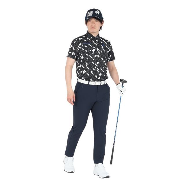 ルコックスポルティフ(lecoqsportif)ゴルフウェア 吸汗速乾 カラーブロックグラフィック 小柄半袖シャツ LG5SH…_9