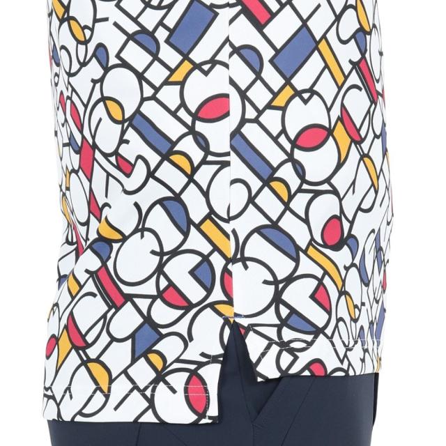 ルコックスポルティフ(lecoqsportif)ゴルフウェア 吸汗速乾 カラーブロックグラフィック 小柄半袖シャツ LG5SH…_7