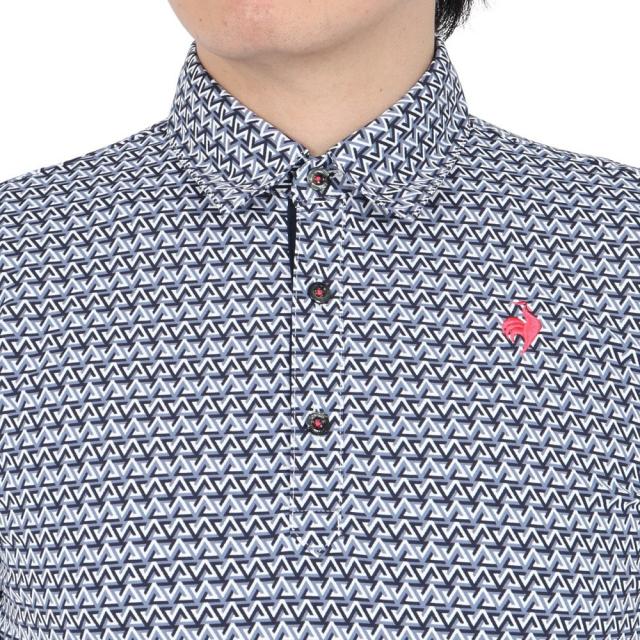 ルコックスポルティフ(lecoqsportif)ゴルフウェア ストレッチ トライアングル 小柄半袖シャツ LG5SHS06M …_5