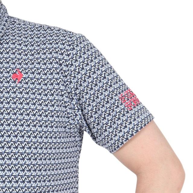 ルコックスポルティフ(lecoqsportif)ゴルフウェア ストレッチ トライアングル 小柄半袖シャツ LG5SHS06M …_6