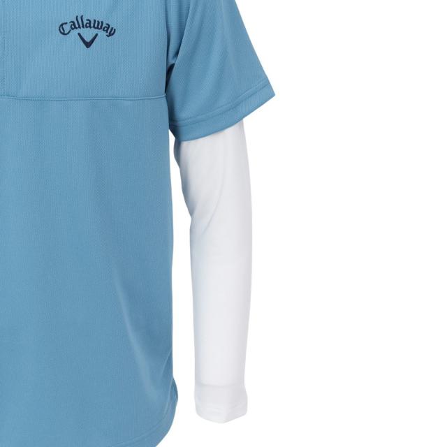 キャロウェイ(CALLAWAY)ゴルフウェア 吸汗速乾 セットシャツ インナー付き C25234108-1110(Men’s)_5