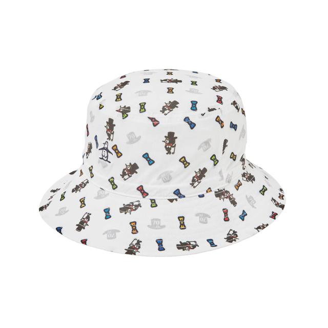 マンシング(MUNSING)ゴルフ 70周年 総柄 リバーシブル バケットハット MG5FCP74U WH00(Men’s、L…