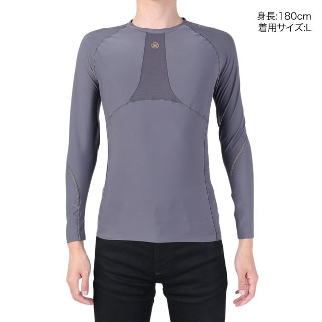 スキンズ(SKINS)ゴルフウェア SERIES-5 トップス長袖シャツ 181-21510-013G(Men’s)_1