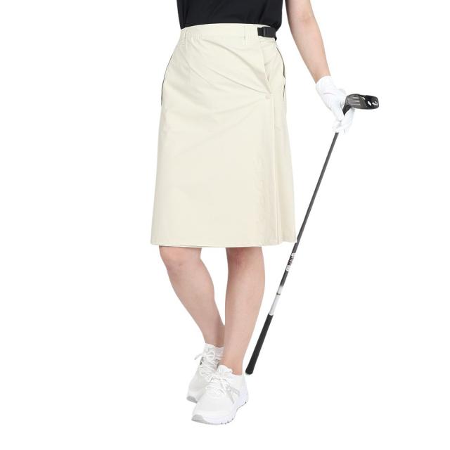 フィドラ(FIDRA)ゴルフウェア レインウェア 収納袋付き レインスカート FD5QUP25 BEG(Lady’s)