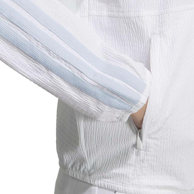 【ポイント5％！5/3 21:00〜22:59限定】アディダス(adidas)ゴルフウェア アウター 撥水 シアサッカー フルジップ フーディー UB333-KA4308W(La…_2