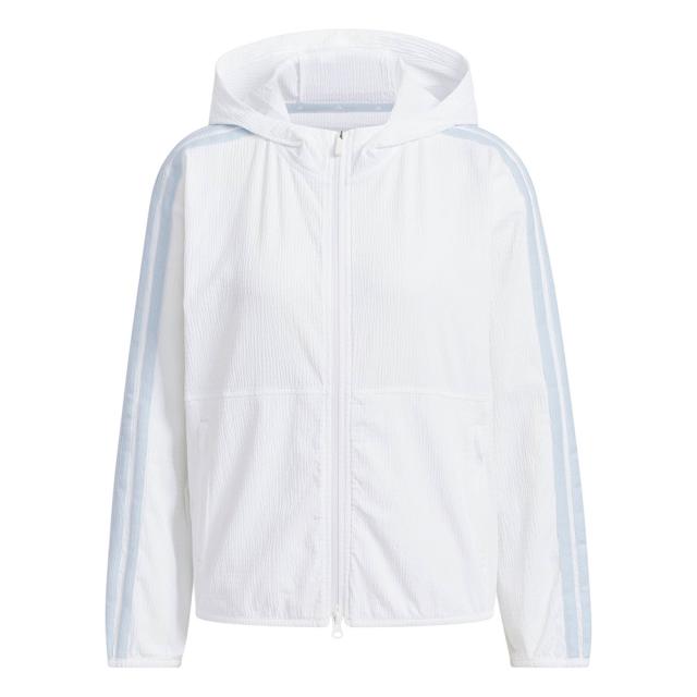 【ポイント5％！5/3 21:00〜22:59限定】アディダス(adidas)ゴルフウェア アウター 撥水 シアサッカー フルジップ フーディー UB333-KA4308W(La…_4