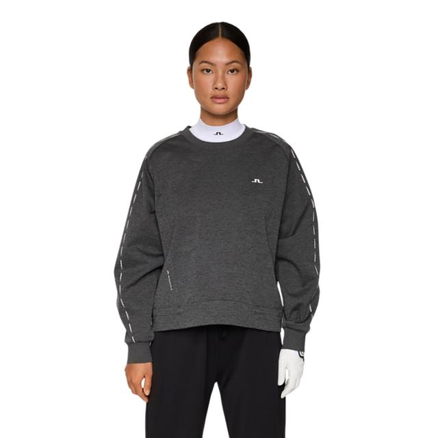 J.LINDEBERG(J.LINDEBERG)ゴルフウェア 撥水 Lucy Windblock クルーネック ミッドレイヤー…