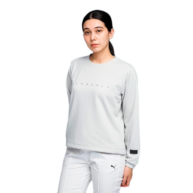 プーマ(PUMA)ゴルフウェア アウター PB 長袖 クルーネックプルオーバー 635835-03(Lady’s)