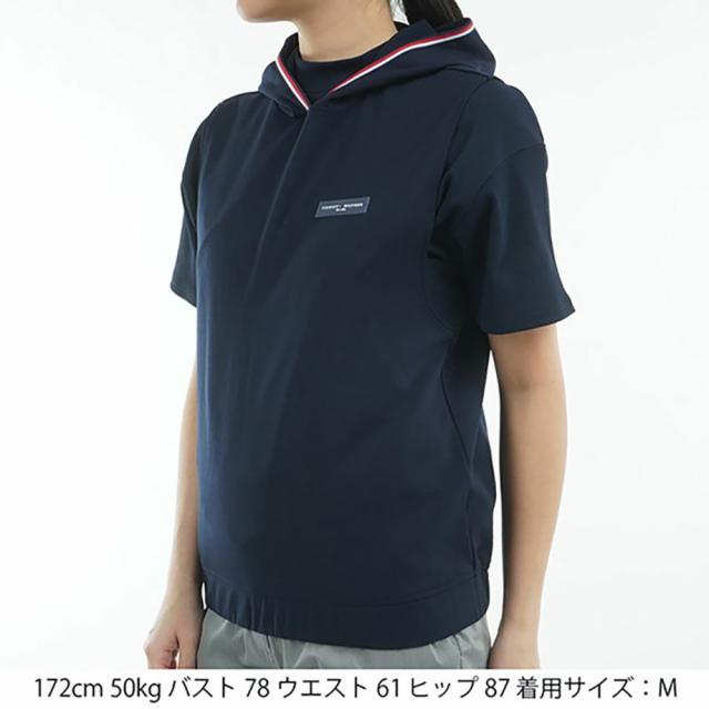 トミーヒルフィガーゴルフ(TOMMY HILFIGER GOLF)ゴルフウェア バックロゴ フーディーベスト THLA502-…_1