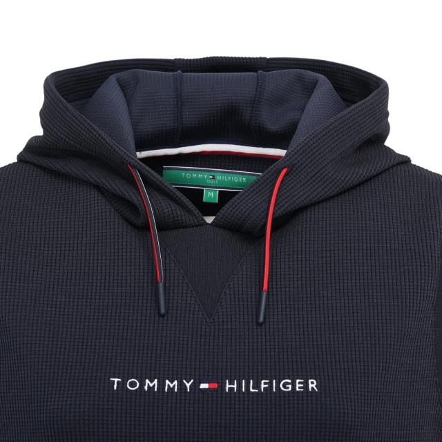 トミーヒルフィガーゴルフ(TOMMY HILFIGER GOLF)ゴルフウェア ワッフルスウェットフーディーベスト THLA5…_4