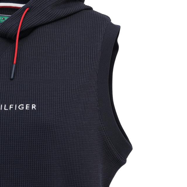 トミーヒルフィガーゴルフ(TOMMY HILFIGER GOLF)ゴルフウェア ワッフルスウェットフーディーベスト THLA5…_5