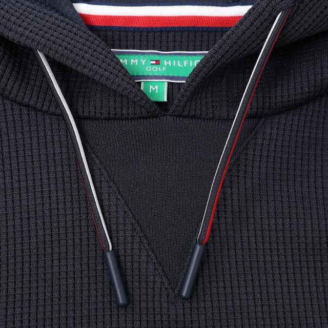 トミーヒルフィガーゴルフ(TOMMY HILFIGER GOLF)ゴルフウェア ワッフルスウェットフーディーベスト THLA5…_9