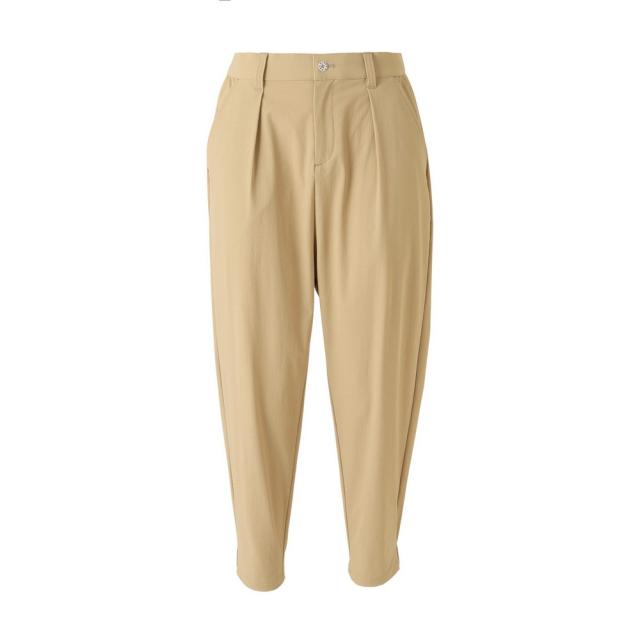 フィドラ(FIDRA)ゴルフウェア 冷感 パンチング クロップド サルエルパンツ FD5VUD25 BEG(Lady’s)