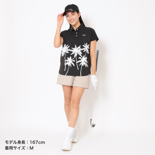 キャロウェイ(CALLAWAY)ゴルフウェア 8WAYストレッチ麻ライクショートパンツ C26127201-1040(Lady…_3