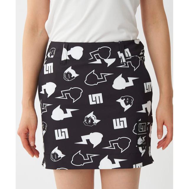 ラウドマウス(LOUDMOUTH)ゴルフウェア アトムコラボ柄スカート 764361 -998(Lady’s)
