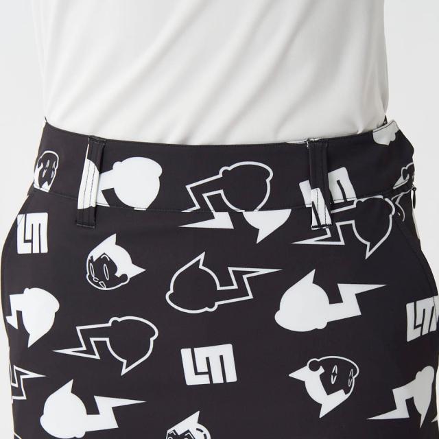 ラウドマウス(LOUDMOUTH)ゴルフウェア アトムコラボ柄スカート 764361 -998(Lady’s)