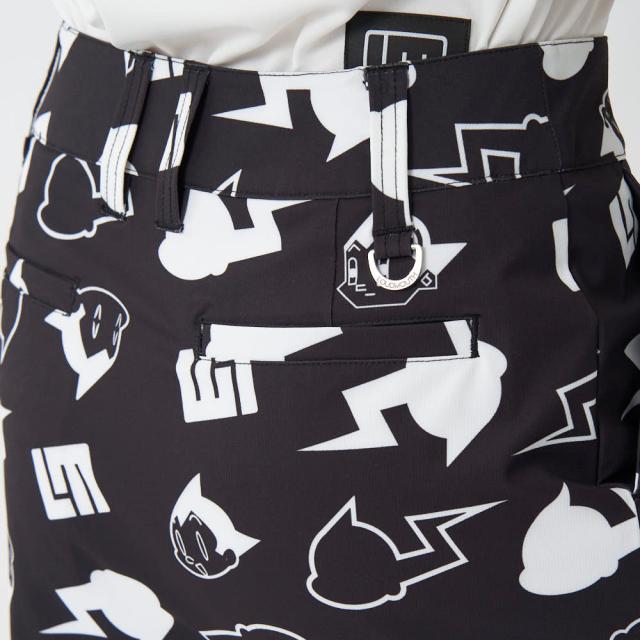 ラウドマウス(LOUDMOUTH)ゴルフウェア アトムコラボ柄スカート 764361 -998(Lady’s)