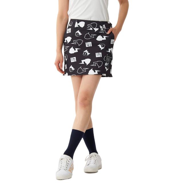 ラウドマウス(LOUDMOUTH)ゴルフウェア アトムコラボ柄スカート 764361 -998(Lady’s)