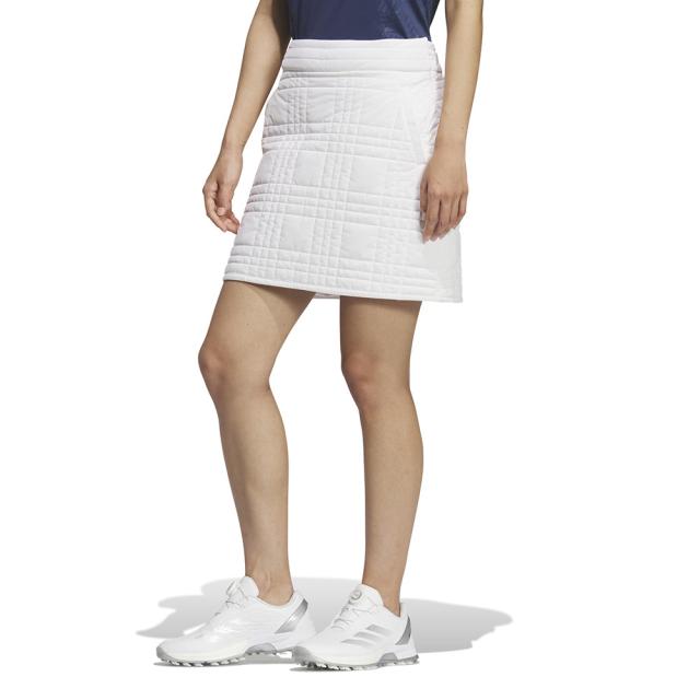 アディダス(adidas)ゴルフウェア W．R 撥水 キルティングスカート JWK10-JM7201 W(Lady’s)