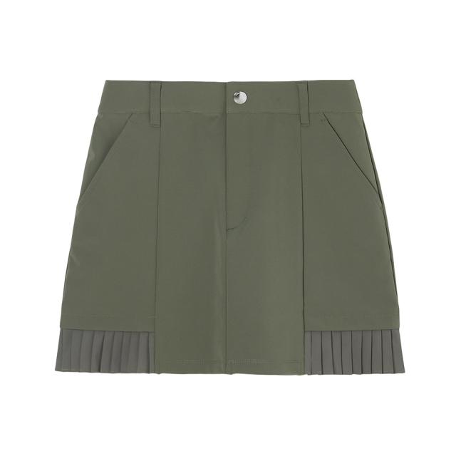 ルコックスポルティフ(lecoqsportif)ゴルフウェア 裾プリーツスカート LG5FSK00L KH00(Lady’s)