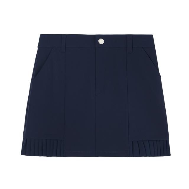 ルコックスポルティフ(lecoqsportif)ゴルフウェア 裾プリーツスカート LG5FSK00L NV00(Lady’s)