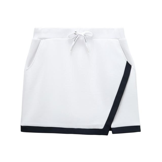 ルコックスポルティフ(lecoqsportif)ゴルフ御召しもの スウェットスカート LG6SSK03L WH00(Lady’s)