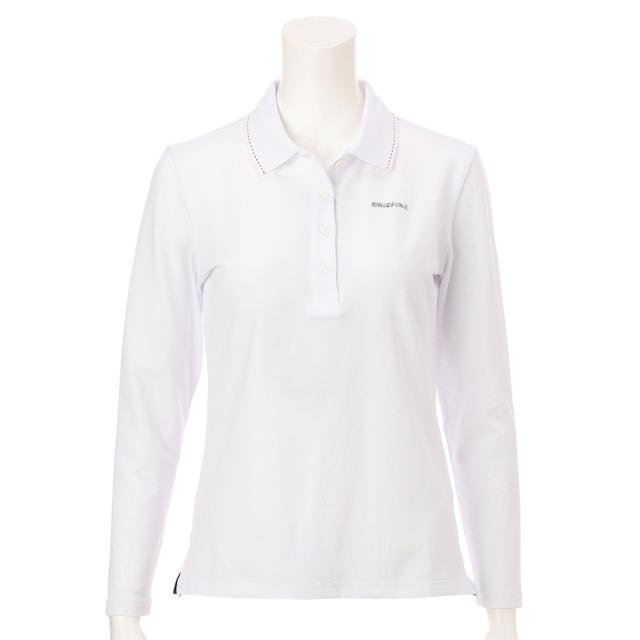 ブリーフィング(BRIEFING)ゴルフウェア ベーシック長袖ポロシャツ BBG223W07-000(Lady’s)