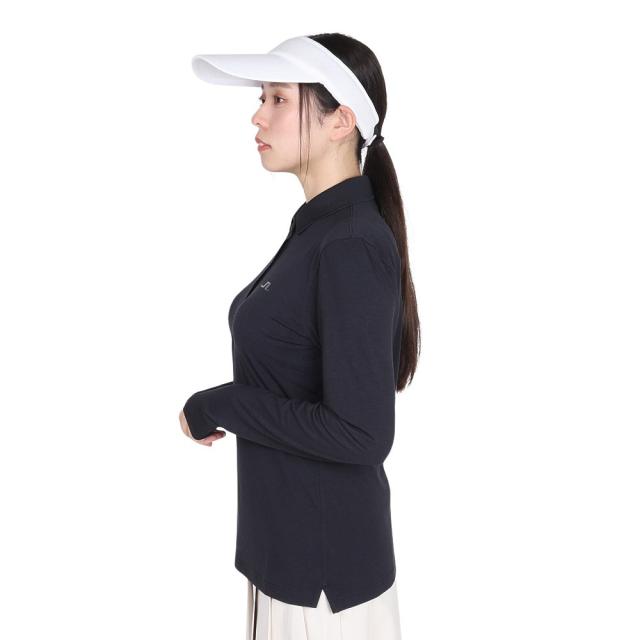 J.LINDEBERG(J.LINDEBERG)ゴルフウェア 吸水速乾 Flor 長袖ポロシャツ 072-22910-019(…_2