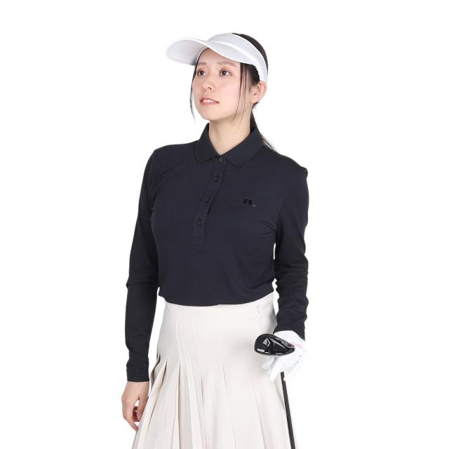 J.LINDEBERG(J.LINDEBERG)ゴルフウェア 吸水速乾 Flor 長袖ポロシャツ 072-22910-019(…