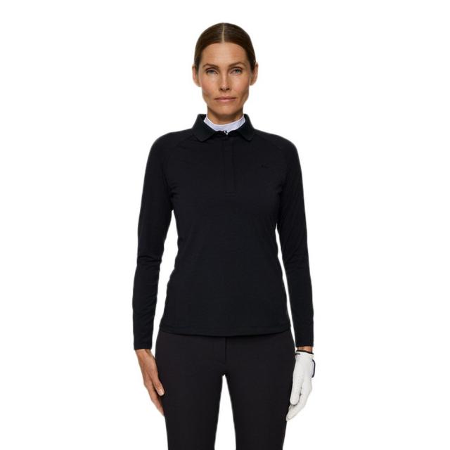 J.LINDEBERG(J.LINDEBERG)ゴルフウェア Flor 長袖ポロシャツ 072-24910-25AW-019(…