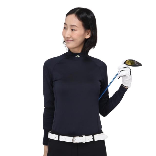 J.LINDEBERG(J.LINDEBERG)ゴルフウェア 吸水速乾 Asa Soft Compression 長袖ハイネッ…