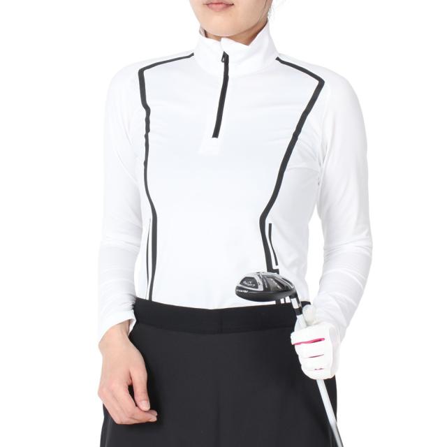 J.LINDEBERG(J.LINDEBERG)ゴルフウェア Lina Quarter ハーフジップ 長袖ハイネックウェア 0…