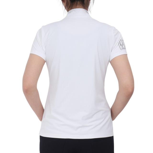 ワック(WAAC)ゴルフウェア ESSENTIAL 半袖 モックネックシャツ 072252060-0001(Lady’s)_3