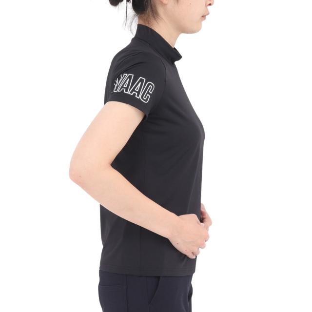 ワック(WAAC)ゴルフウェア ESSENTIAL 半袖 モックネックシャツ 072252060-0005(Lady’s)_4