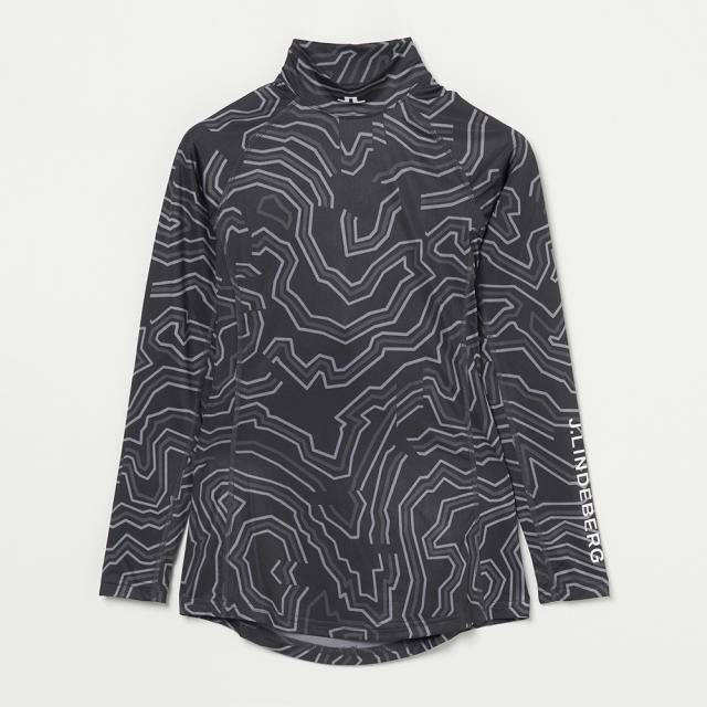 J.LINDEBERG(J.LINDEBERG)ゴルフウェア 長袖 Ella Print コンプレッション アンダーシャツ 0… J.LINDEBERG(J.LINDEBERG)ゴルフウェア 長袖 Ella Print
