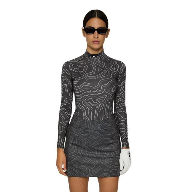 J.LINDEBERG(J.LINDEBERG)ゴルフウェア 長袖 Ella Print コンプレッション アンダーシャツ 0… J.LINDEBERG(J.LINDEBERG)ゴルフウェア 長袖 Ella Print