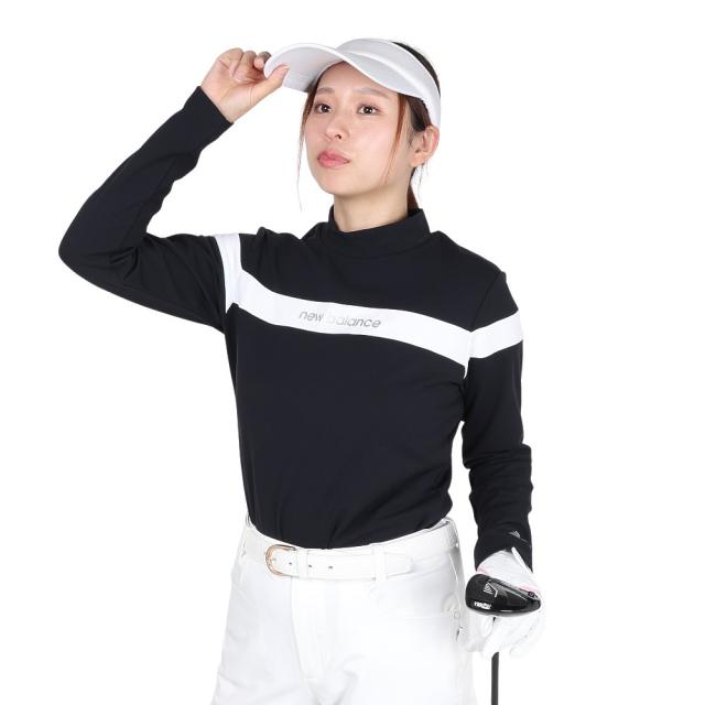 ニューバランス(new balance)ゴルフウェア 長袖 モックネック プルオーバー 012-5267503-010(Lad…