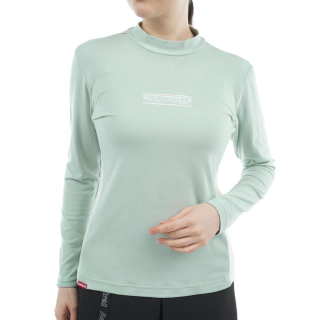 アドミラル ゴルフ(Admiral GOLF)ゴルフウェア 吸湿発熱 スエード起毛 モックネックシャツ ADLA578-MGR…