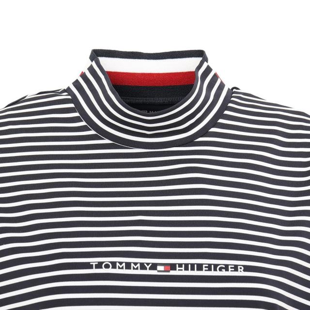 トミーヒルフィガーゴルフ(TOMMY HILFIGER GOLF)ゴルフウェア ベア天 長袖 モックネックシャツ THLA56…_4
