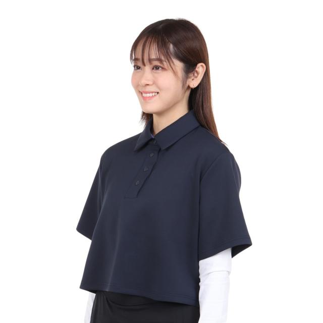 J.LINDEBERG(J.LINDEBERG)ゴルフウェア 短丈 ポロシャツ クロップドトップス 072-29940-098…