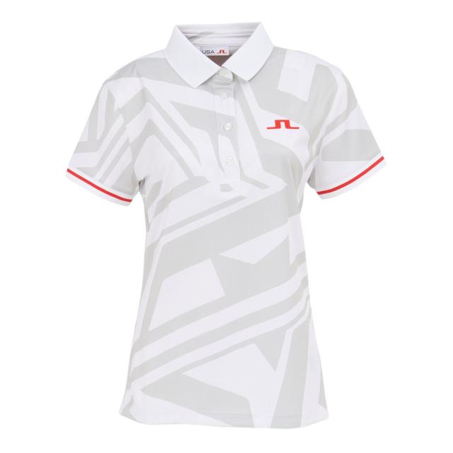 J.LINDEBERG(J.LINDEBERG)ゴルフウェア Felicite プリントポロシャツ 072-21750-005…