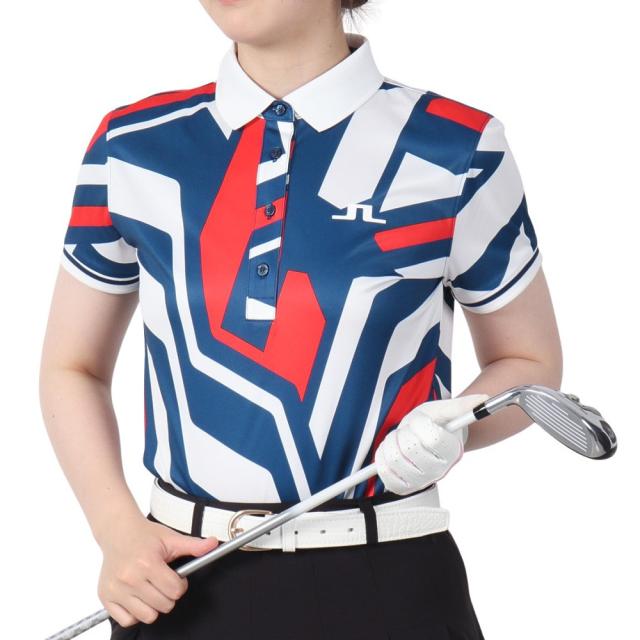 J.LINDEBERG(J.LINDEBERG)ゴルフウェア Felicite Print ポロシャツ 072-21750-0…