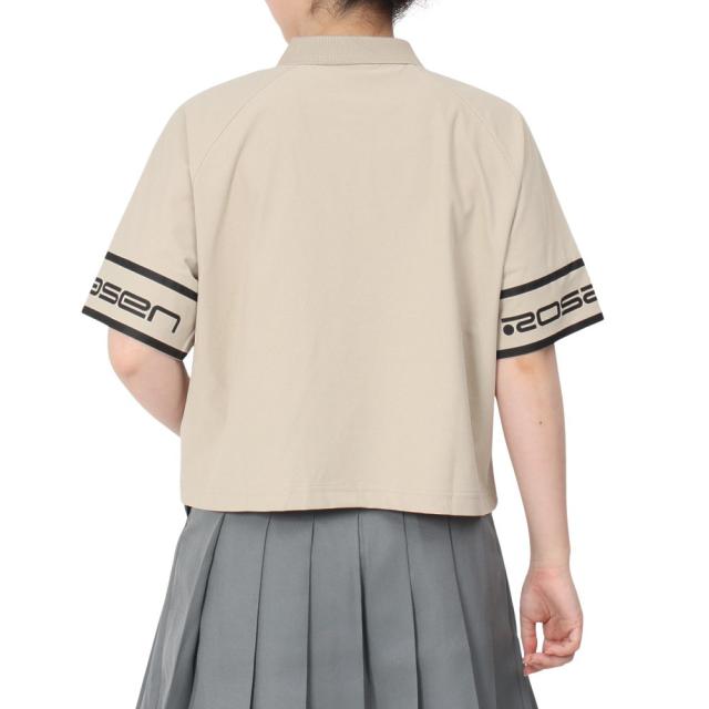 ROSASEN(ROSASEN)ゴルフウェア 吸水速乾 A-Line 半袖 ロゴポロシャツ 048-22941-052(Lad…_3