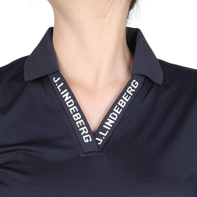 J.LINDEBERG(J.LINDEBERG)ゴルフウェア 吸水速乾 スキッパーシャツ 072-22847-098(Lady…_5