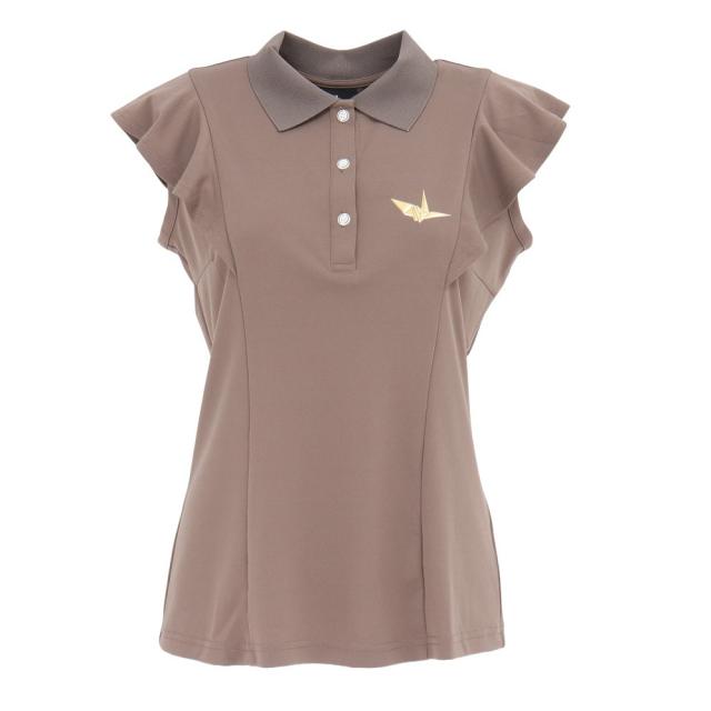 ウノ ピゥ ウノ ウグァーレ トレ(1PIU1UGUALE3)ゴルフウェア FRILL 半袖ポロシャツ GST200 BEG(…