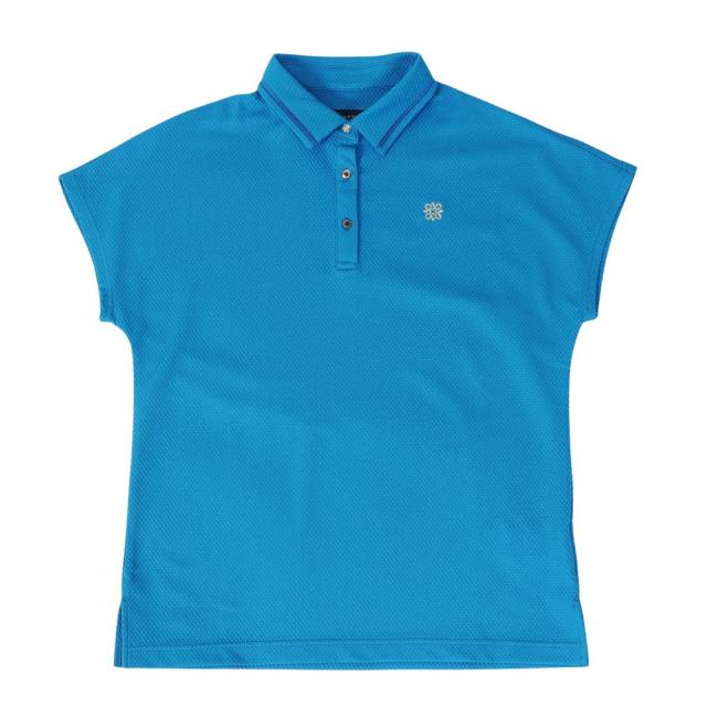 セントアンドリュース(ST.ANDREWS)ゴルフウェア デルタ 格子柄 ジャガード 半袖ポロシャツ 043-5160552-…