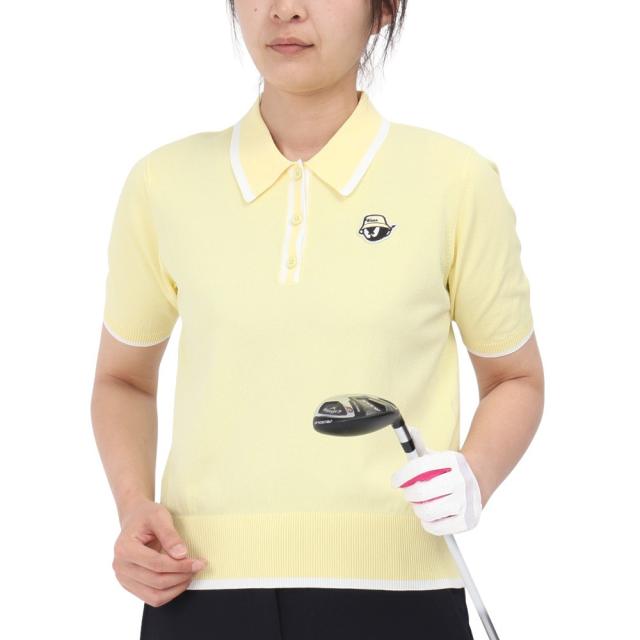 ワック(WAAC)ゴルフウェア シーズナル 半袖ニットポロシャツ 072252761-0041(Lady’s)